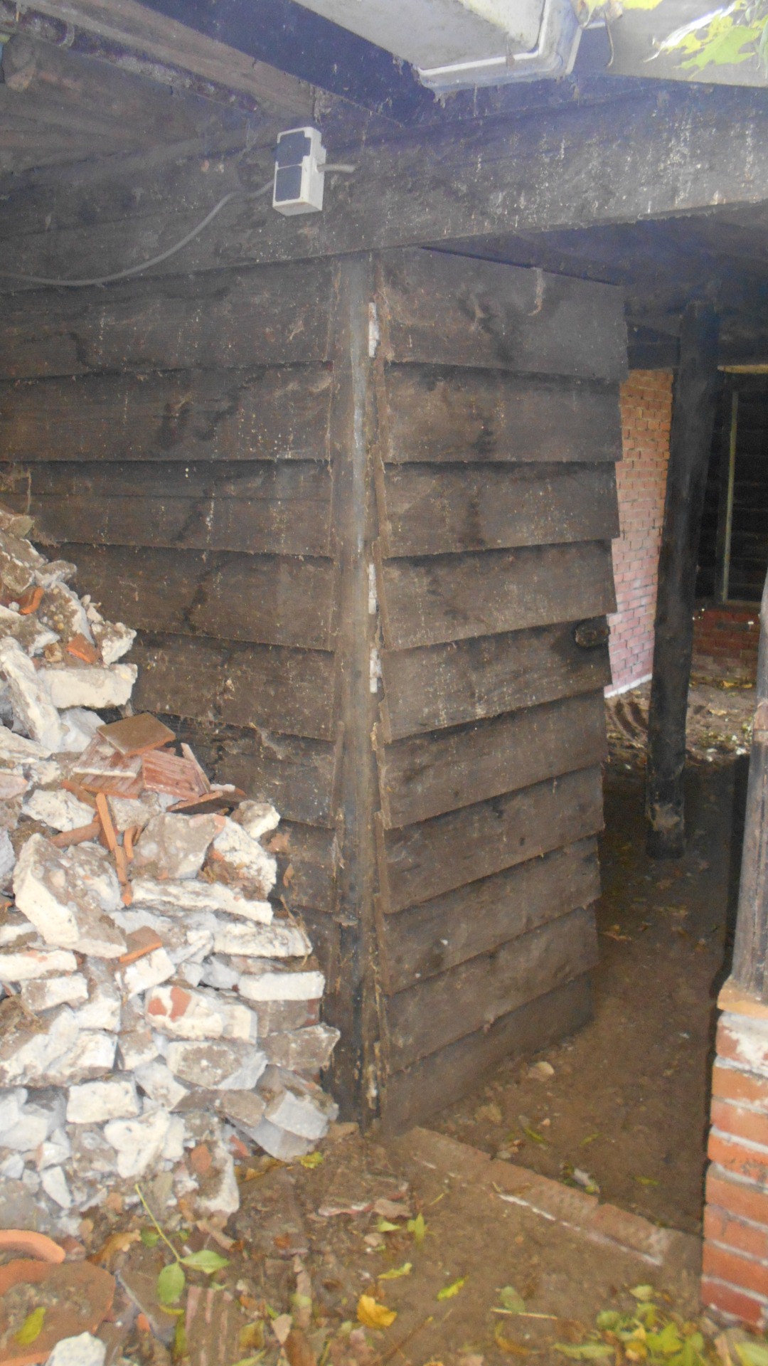 november 2020 ingang kleine paardenstal